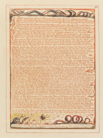 Jérusalem, Planche 98 - William Blake